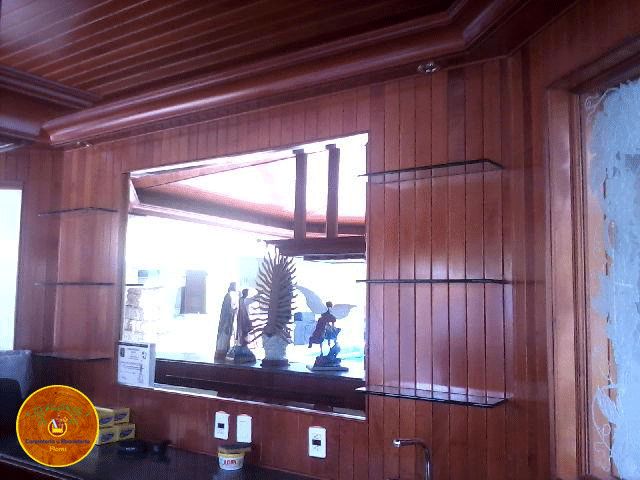 Kiosco forrado en madera de cedro 2/3